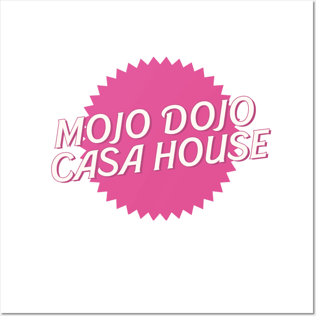 Mojo Dojo Casa House Wall Art by Retro Travel Design